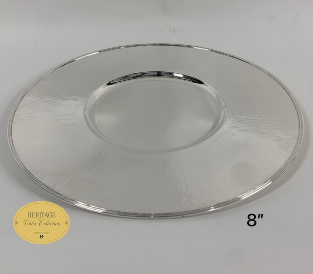 HAMMERED ROUND CANDELABRA TRAY