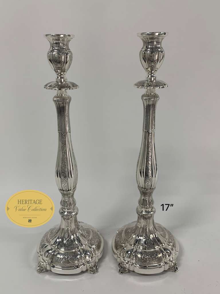 CHASED NEDIUM CANDLESTICK