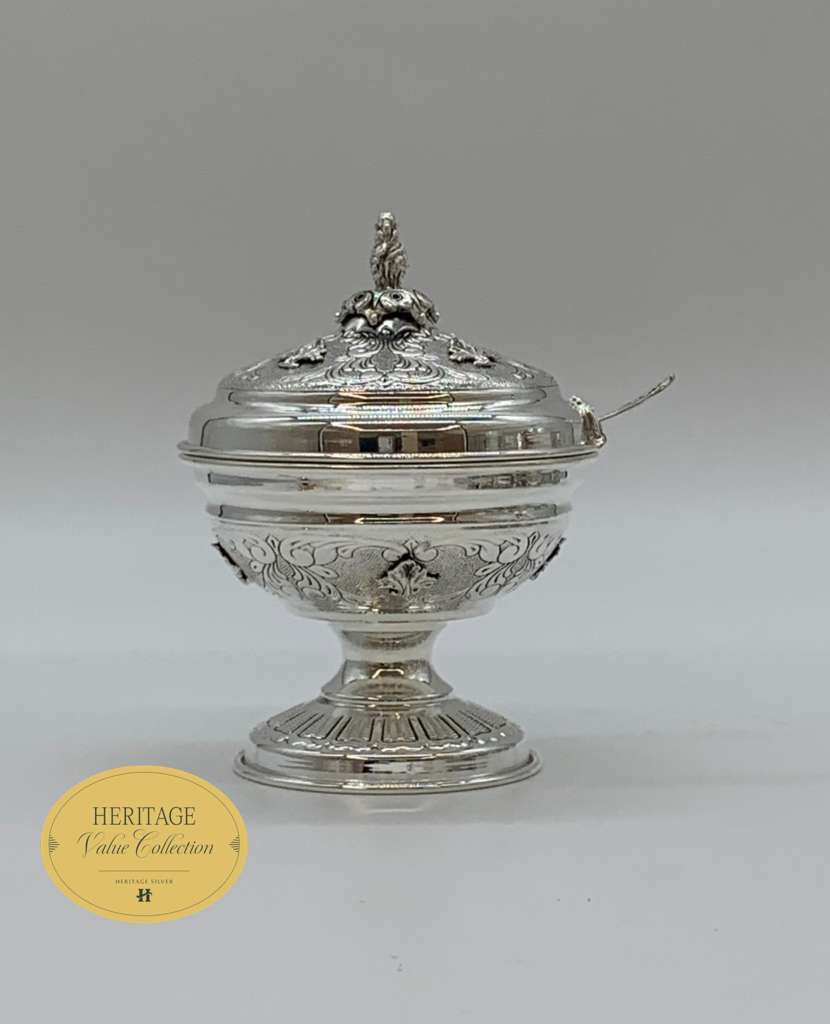 CHASED SMALL HONEY DISH