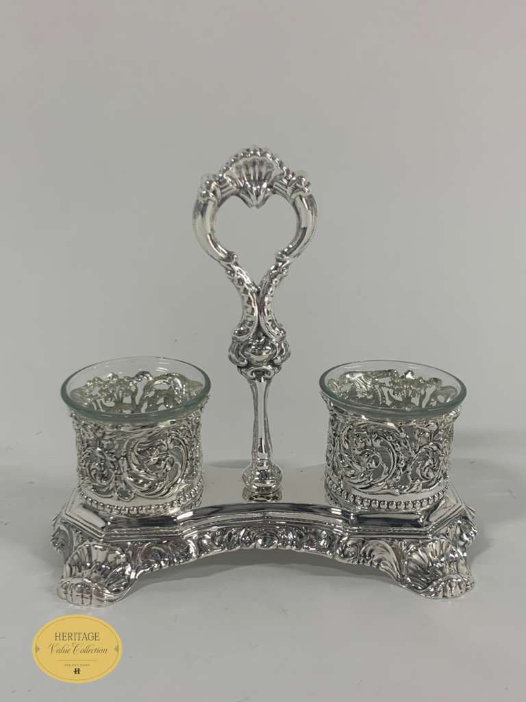 LACE DOUBLE SALT HOLDER