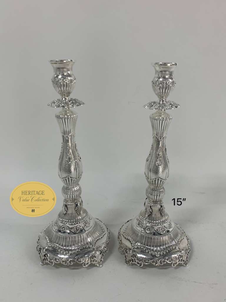 MEDIUM CHASED CANDLESTICKS
