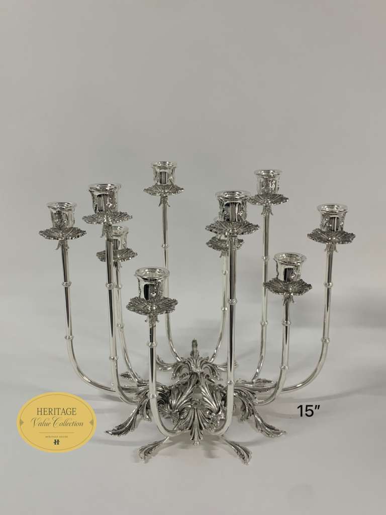 10 LIGHT DIFFERENT CANDELABRA