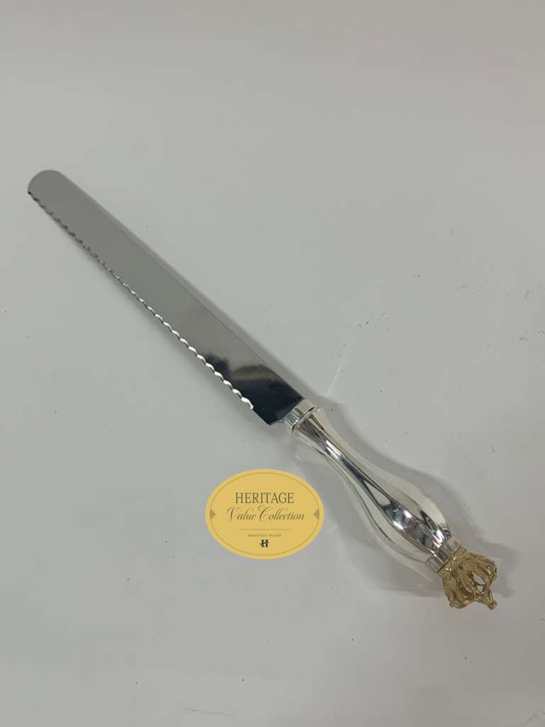 EDGE SERRATED KNIFE GOLD CROWN