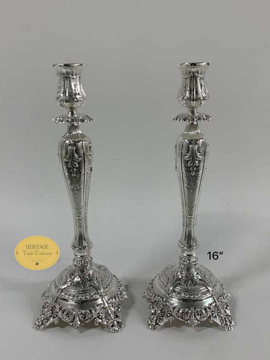 MILANESE LARGE CANDLESTICKS