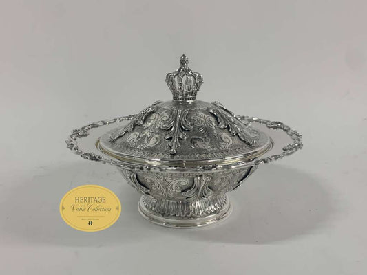 CHASED SMALL SOUP BOWL