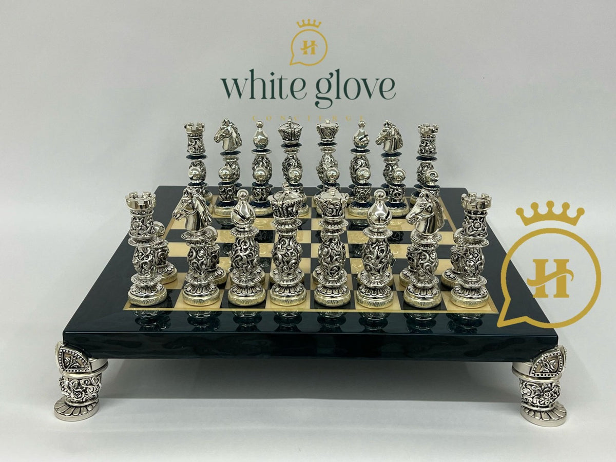 SILVER & GOLD CHESS BOARD