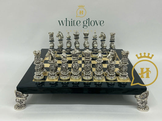 SILVER & GOLD CHESS BOARD