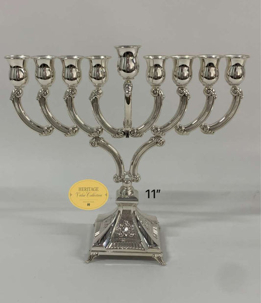 SMALL SMOOTH MENORAH