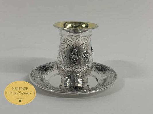 3 OZ CHASED BECHER SET