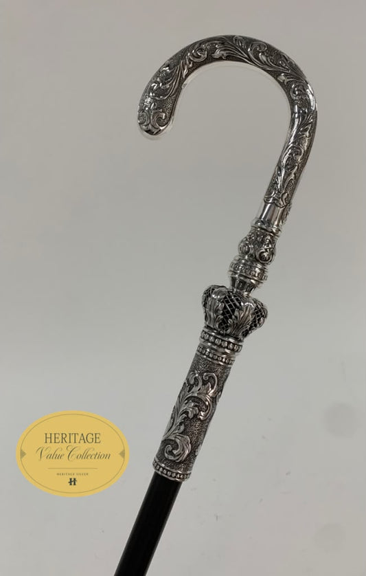 ROUND CANE WITH CROWN