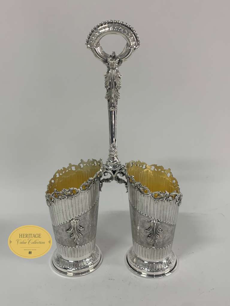 CHASED CUTLERY HOLDER