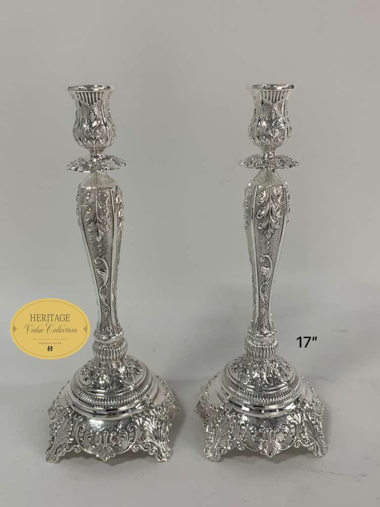 MEDIUM CHASED CANDLESTICKS