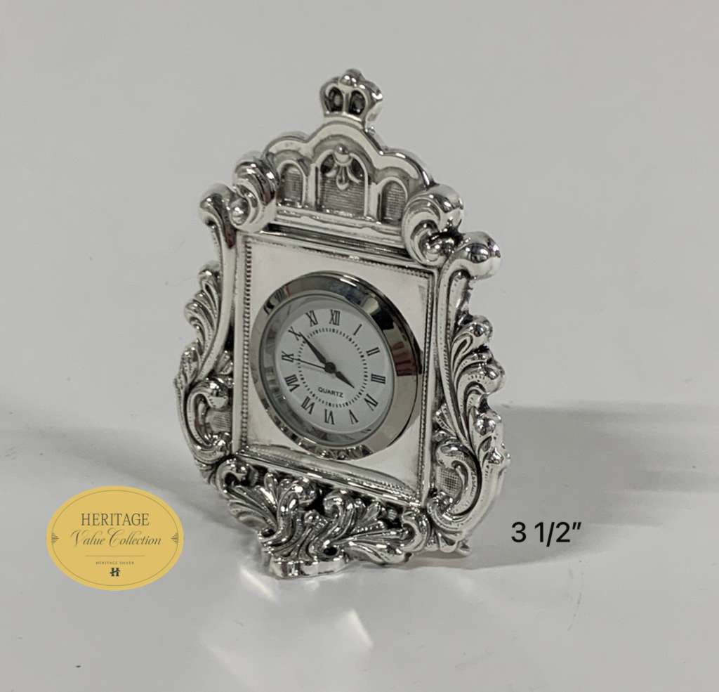 SMALL CHASED CLOCK