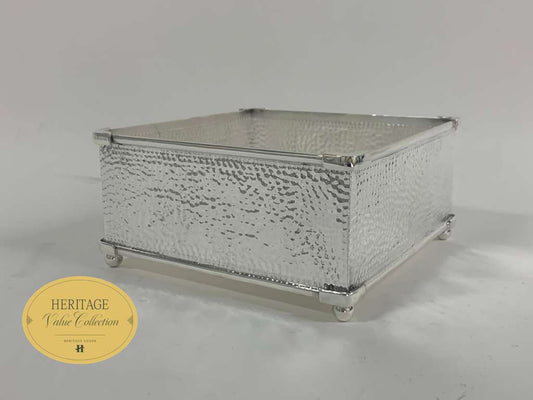 HAMMERED FLAT NAPKIN HOLDER